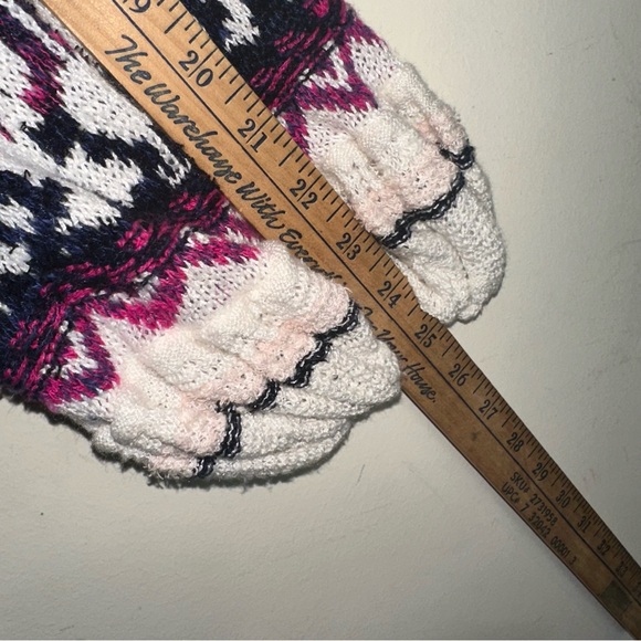 FREE PEOPLE Dreamland XS Knit Cardigan Sweater Bell Sleeve Cropped Linen Blend - Picture 11 of 12